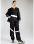 Jordan Pantaloni negru / alb - Pled.ro