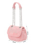 Juicy Couture Geantă de umăr 'Kimberly' roz / argintiu - Pled.ro