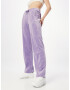 Juicy Couture Pantaloni 'Tina' gri argintiu / mov liliachiu - Pled.ro