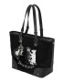 Juicy Couture Plase de cumpărături negru / argintiu / alb - Pled.ro