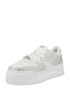 Juicy Couture Sneaker low 'BROOKE' bej / negru / argintiu / alb - Pled.ro