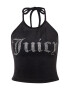 Juicy Couture Top negru / argintiu - Pled.ro