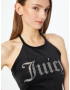 Juicy Couture Top negru / argintiu - Pled.ro