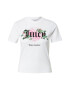 Juicy Couture Tricou 'HYSTERIS' verde / roz / negru / alb - Pled.ro