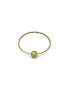 Jukserei Inele 'Birthstone August - Peridot' auriu / verde stuf - Pled.ro