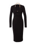 Just Cavalli Rochie auriu / negru - Pled.ro