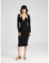 Just Cavalli Rochie auriu / negru - Pled.ro