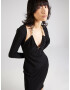 Just Cavalli Rochie auriu / negru - Pled.ro