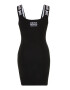 Just Cavalli Rochie negru / alb - Pled.ro