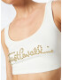 Just Cavalli Top auriu / alb - Pled.ro