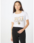 Just Cavalli Tricou auriu / alb - Pled.ro