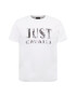 Just Cavalli Tricou gri / gri deschis / alb - Pled.ro