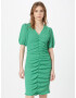 JUST FEMALE Rochie 'Mimi' verde / alb - Pled.ro