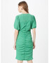 JUST FEMALE Rochie 'Mimi' verde / alb - Pled.ro