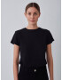 JUST FEMALE Tricou 'Cash' negru - Pled.ro