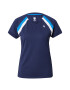 K-Swiss Performance Tricou funcțional bleumarin / azur / alb - Pled.ro