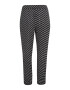 KAFFE CURVE Pantaloni 'Marca' negru / alb - Pled.ro