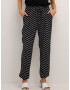 Kaffe Pantaloni 'Marita' negru / alb - Pled.ro