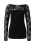 Kaffe Tricou 'Lacy' negru - Pled.ro