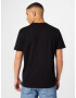 KAPPA Tricou 'LEMBRO' negru / alb - Pled.ro