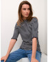 KAREN BY SIMONSEN Tricou 'Candace' negru / alb - Pled.ro