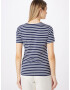 Karen Millen Tricou bleumarin / alb - Pled.ro