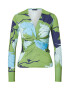 Karen Millen Tricou bleumarin / albastru deschis / verde mentă / verde măr - Pled.ro