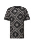 Karl Kani Tricou gri / negru / alb - Pled.ro