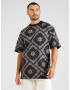 Karl Kani Tricou gri / negru / alb - Pled.ro