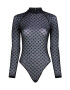 Karl Lagerfeld Body albastru porumbel / negru - Pled.ro