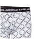 Karl Lagerfeld Boxeri negru / alb - Pled.ro