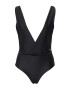 Karl Lagerfeld Costum de baie întreg negru / alb - Pled.ro