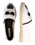 Karl Lagerfeld Espadrile 'KAMINI' bej / negru / alb - Pled.ro