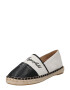 Karl Lagerfeld Espadrile 'KAMINI' negru / alb - Pled.ro