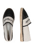 Karl Lagerfeld Espadrile 'KAMINI' negru / alb - Pled.ro