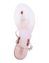 Karl Lagerfeld Flip-flops 'JELLY' roz deschis / negru / alb - Pled.ro