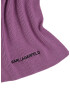 Karl Lagerfeld Fular 'Essential' mauve / negru - Pled.ro