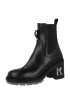 Karl Lagerfeld Ghete chelsea 'LANCER II' negru / argintiu - Pled.ro