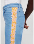 Karl Lagerfeld Jeans albastru denim / portocaliu - Pled.ro