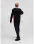 KARL LAGERFELD JEANS Pulover 'Ribbed Blocked' roz / negru - Pled.ro