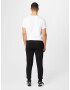 Karl Lagerfeld Pantaloni negru / alb - Pled.ro