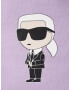 Karl Lagerfeld Plase de cumpărături mov liliachiu / negru / alb - Pled.ro