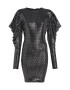 Karl Lagerfeld Rochie 'Sequin' negru / argintiu - Pled.ro