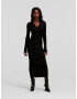 Karl Lagerfeld Rochie tricotat negru - Pled.ro