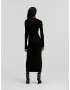 Karl Lagerfeld Rochie tricotat negru - Pled.ro