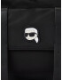 Karl Lagerfeld Rucsac 'Ikonik 2.0' culoarea pielii / negru / alb - Pled.ro