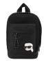 Karl Lagerfeld Rucsac negru / alb - Pled.ro