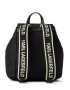 Karl Lagerfeld Rucsac 'Rue St-Guillaume' negru / alb - Pled.ro