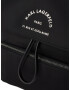 Karl Lagerfeld Rucsac 'Rue St-Guillaume' negru / alb - Pled.ro