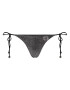 Karl Lagerfeld Slip costum de baie 'Ikonik 2.0' negru / argintiu / alb - Pled.ro